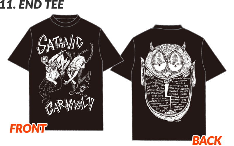 【レア物】SATANIC CARNIVAL バンド Tシャツ 最高デザイン