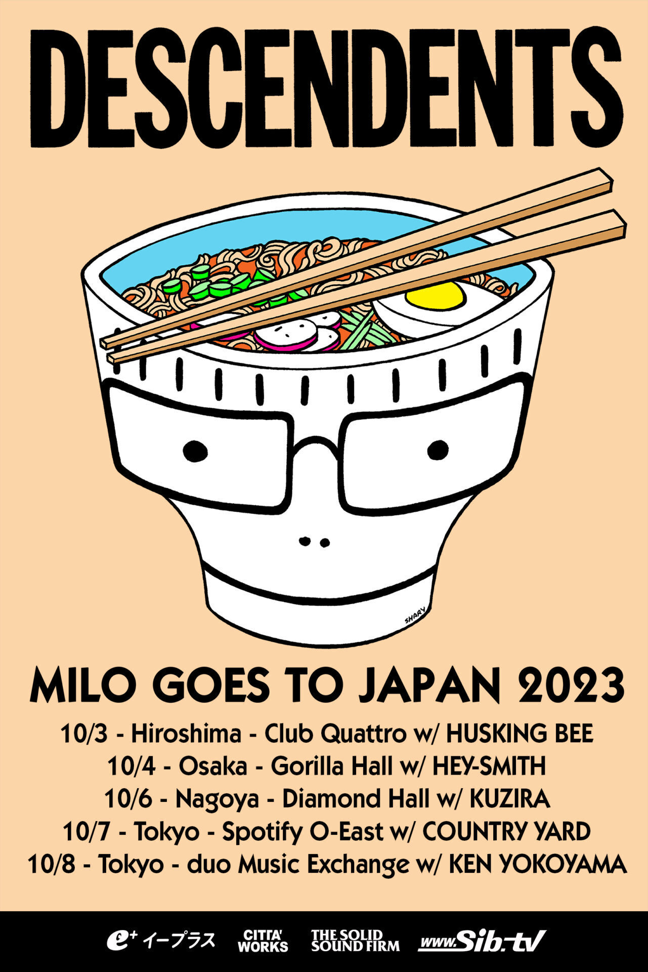 ミュージシャン DESCENDENTS 2019 JAPAN TOUR backend=imagemagick;version=1;
