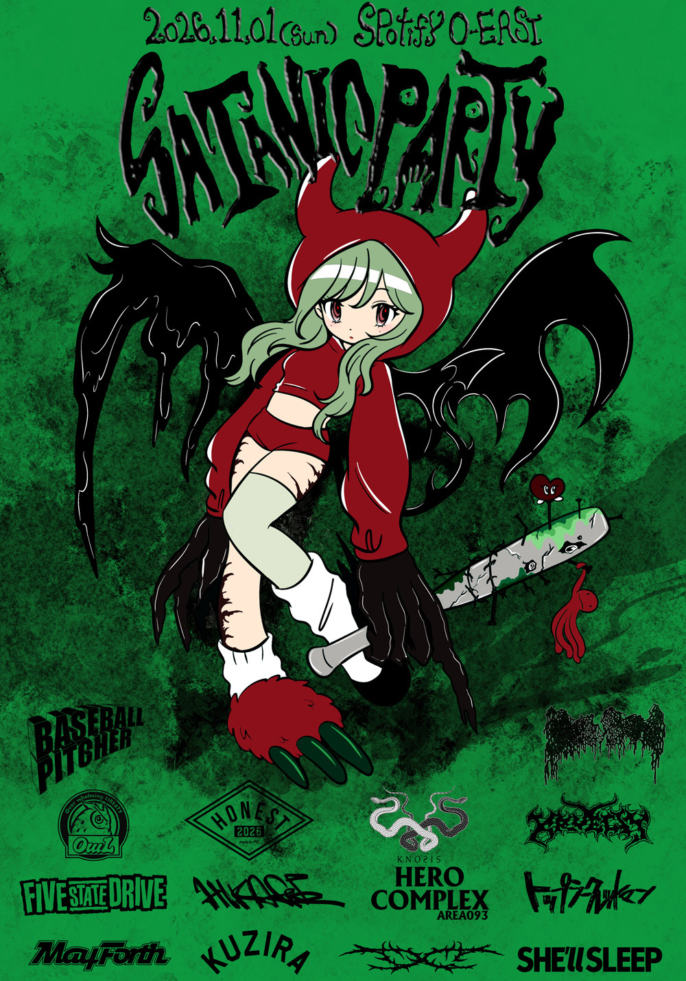 NEWS】SATANIC PARTY 2026、全出演者発表&チケット販売開始
